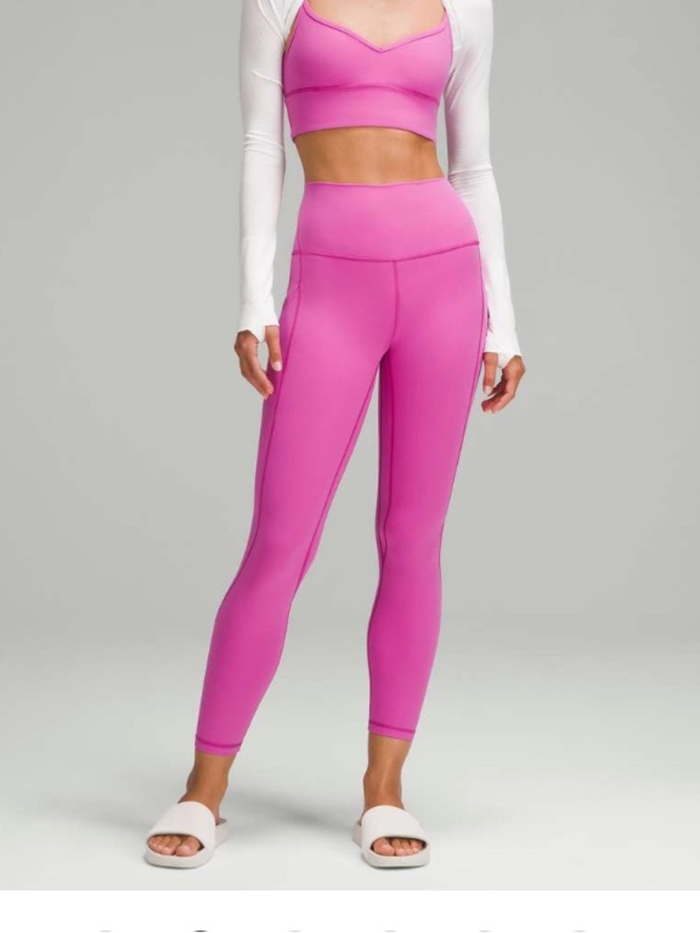 Lululemon Align High-Rise Pant with Pockets 25” Pow Pink Tone